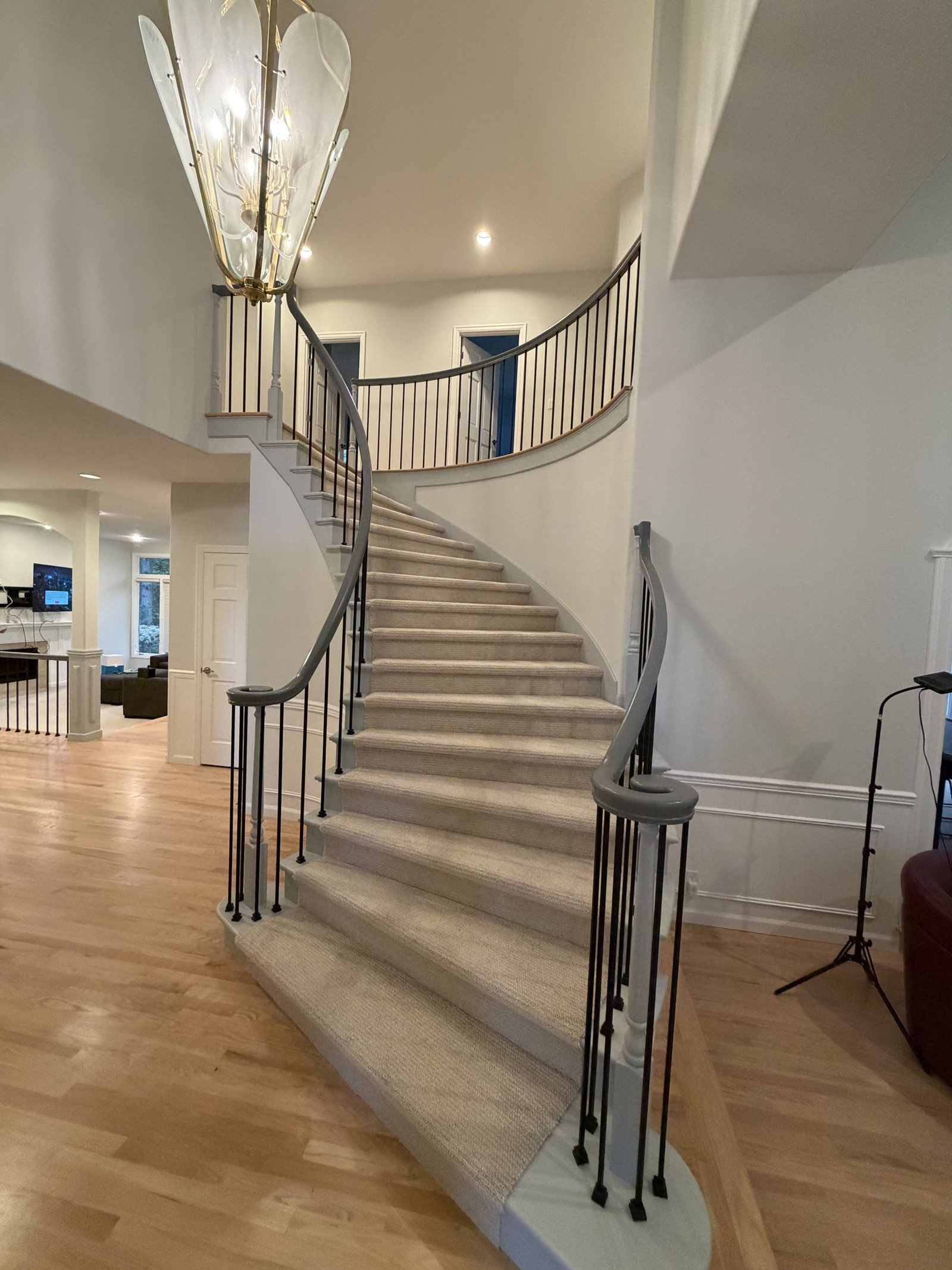 Interior painting after